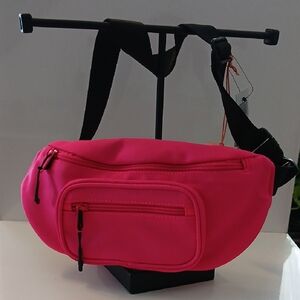Main Character Vibrant Pink Waist Bag NWT